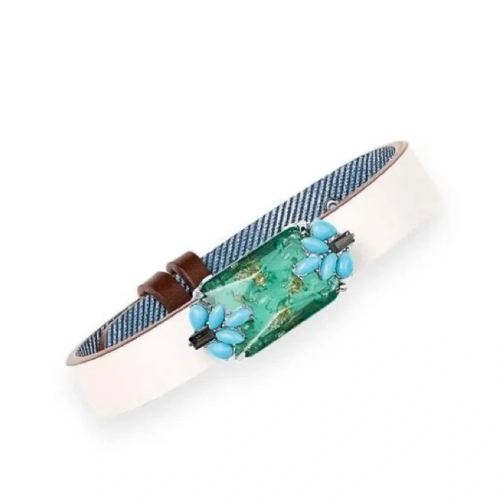 🩶5/$30 KEEP Collective Jewelry Blue Green Aqua Reef Retired Bracelet Charm NEW